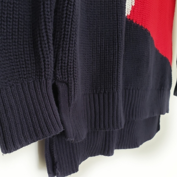 Tommy Hilfiger classic flag knit sweater medium - Picture 5 of 6